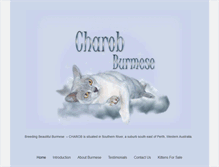 Tablet Screenshot of charobburmese.com